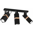 Mennyezeti lámpa VIDAR BLACK 3xGU10