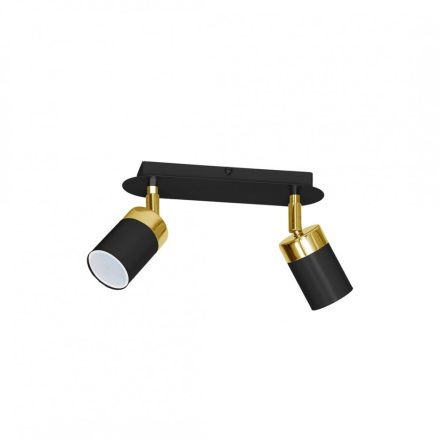 Mennyezeti lámpa JOKER BLACK/GOLD 2xGU10