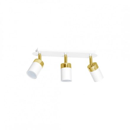 Mennyezeti lámpa JOKER WHITE/GOLD 3xGU10