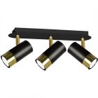 Mennyezeti lámpa DANI BLACK/GOLD 3xGU10