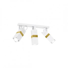 Mennyezeti lámpa VIDAR WHITE/GOLD 3xGU10