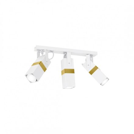 Mennyezeti lámpa VIDAR WHITE/GOLD 3xGU10