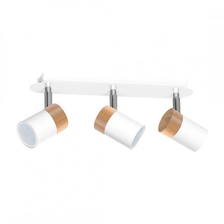 Mennyezeti lámpa JOKER WHITE/WOOD 3xGU10
