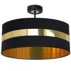 Mennyezeti lámpa PALMIRA BLACK / GOLD 1xE27