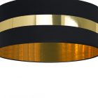 Mennyezeti lámpa PALMIRA BLACK / GOLD 1xE27