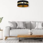 Mennyezeti lámpa PALMIRA BLACK / GOLD 1xE27