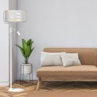 Állólámpa SENSO Fehér/Arany 1xE27 + 1x mini GU10