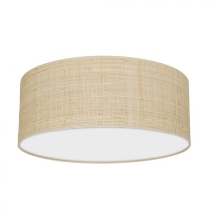 Mennyezeti lámpa MARSHALL WHITE / RATTAN 2xE27 Ø40cm