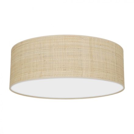 Mennyezeti lámpa MARSHALL WHITE / RATTAN 3xE27 Ø50cm