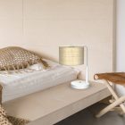 Lámpa gabinetowa MARSHALL WHITE / RATTAN 1xE27