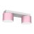 Mennyezeti lámpa DIXIE Pink/White 2xGX53