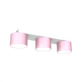 Mennyezeti lámpa DIXIE Pink/White 3xGX53