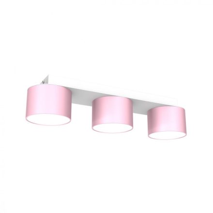 Mennyezeti lámpa DIXIE Pink/White 3xGX53