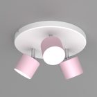Mennyezeti lámpa DIXIE Pink/White 3xGX53