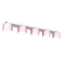 Mennyezeti lámpa DIXIE Pink/White 5xGX53