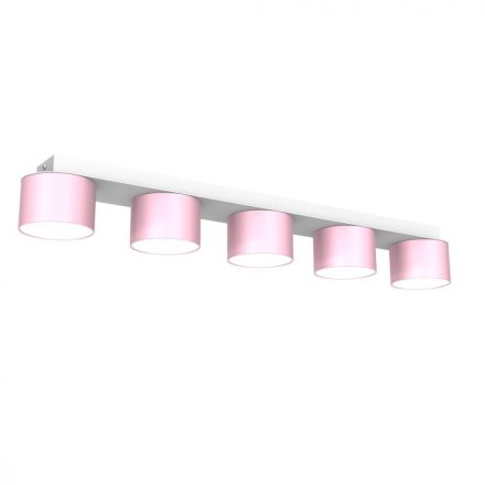 Mennyezeti lámpa DIXIE Pink/White 5xGX53