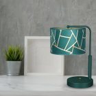 Éjjeli lámpa ZIGGY GREEN Arany/palackzöld 1xE27
