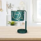 Éjjeli lámpa ZIGGY GREEN Arany/palackzöld 1xE27