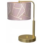 Éjjeli lámpa ZIGGY PINK Gold/Pink 1xE27
