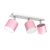 Mennyezeti lámpa DIXIE PINK 3xGX53