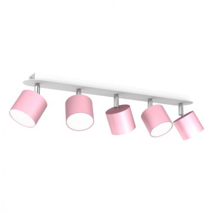 Mennyezeti lámpa DIXIE PINK 5xGX53