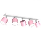 Mennyezeti lámpa DIXIE PINK 5xGX53