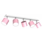 Mennyezeti lámpa DIXIE PINK 5xGX53