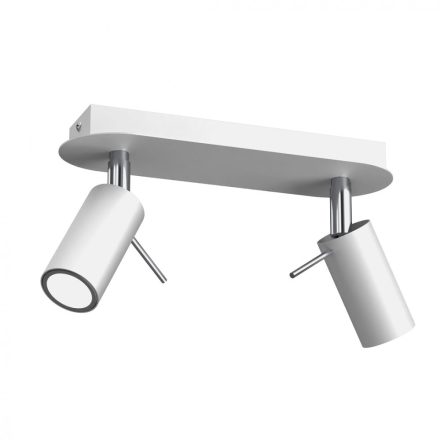 Mennyezeti lámpa PRESTON WHITE/CHROME 2x mini GU10