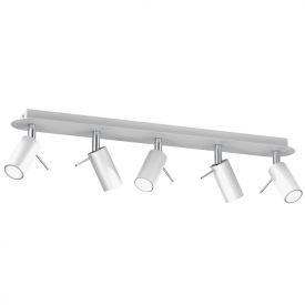 Mennyezeti lámpa PRESTON WHITE/CHROME 5x mini GU10