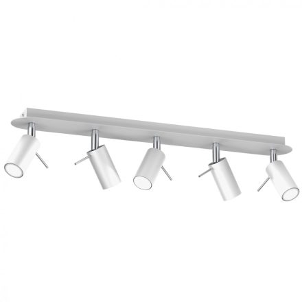 Mennyezeti lámpa PRESTON WHITE/CHROME 5x mini GU10