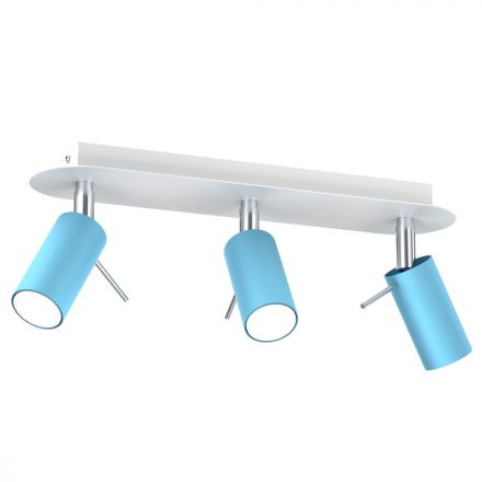 Mennyezeti lámpa PRESTON BLUE/WHITE 3x mini GU10