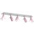 Mennyezeti lámpa PRESTON PINK/WHITE 5x mini GU10