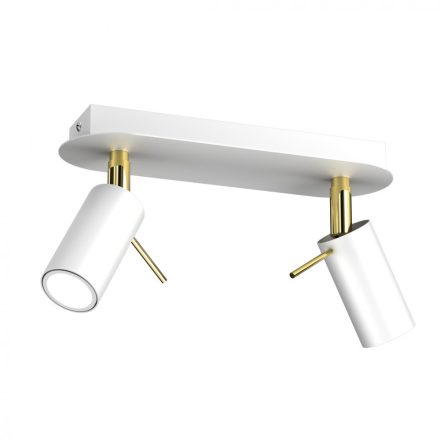 Mennyezeti lámpa PRESTON GOLD/WHITE 2x mini GU10