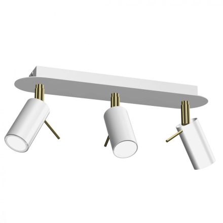 Mennyezeti lámpa PRESTON GOLD/WHITE 3x mini GU10