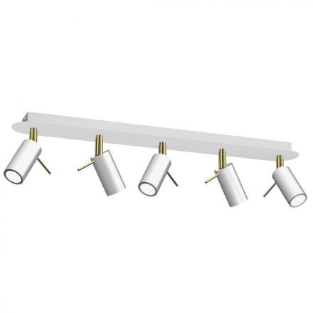 Mennyezeti lámpa PRESTON GOLD/WHITE 5x mini GU10