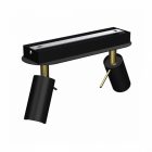 Mennyezeti lámpa PRESTON GOLD/BLACK 2x mini GU10