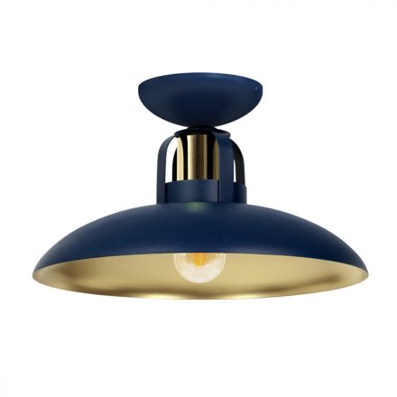Mennyezeti lámpa FELIX NAVY BLUE/GOLD 1xE27