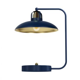Asztali lámpa FELIX NAVY BLUE/GOLD 1xE27