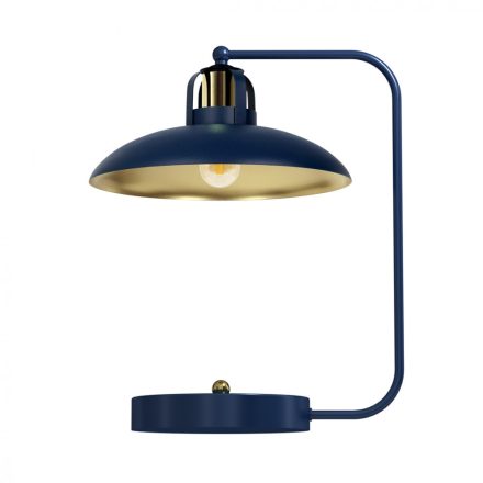 Asztali lámpa FELIX NAVY BLUE/GOLD 1xE27