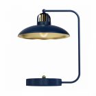 Asztali lámpa FELIX NAVY BLUE/GOLD 1xE27