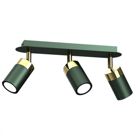 Mennyezeti lámpa JOKER GREEN/GOLD 3xGU10