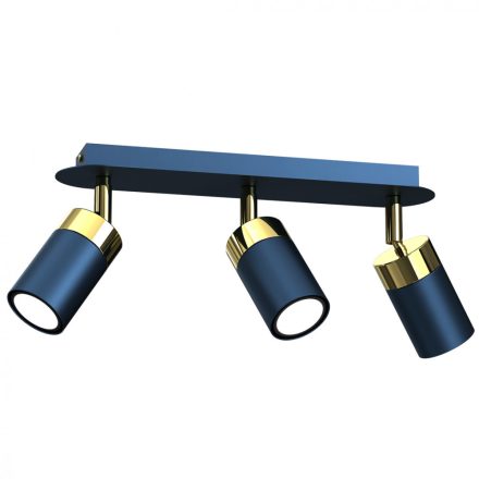 Mennyezeti lámpa JOKER NAVY BLUE/GOLD 3xGU10