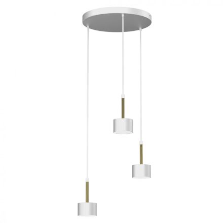 Függesztett lámpa ARENA WHITE/GOLD 3xGX53