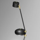Asztali lámpa ARENA BLACK/GOLD 1xGX53