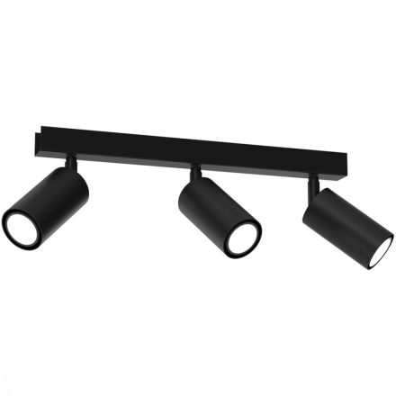 Mennyezeti lámpa HUDSON BLACK 3xGU10