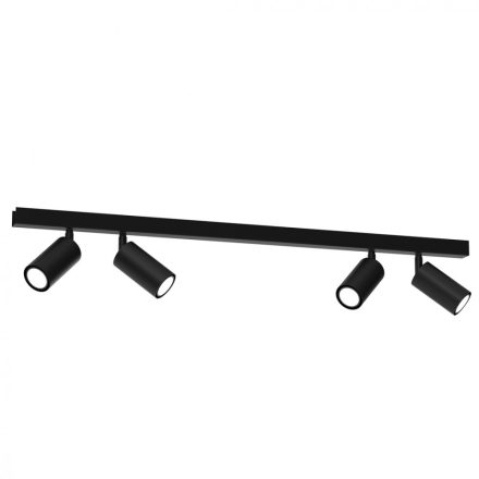 Mennyezeti lámpa HUDSON BLACK 4xGU10