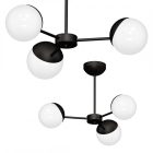 Csillár SFERA BLACK 3xE14