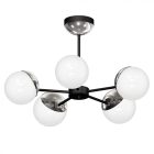 Csillár SFERA BLACK/CHROME 5xE14