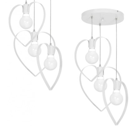 Függeszték AMORE WHITE 3xE27
