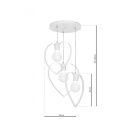 Függeszték AMORE WHITE 3xE27